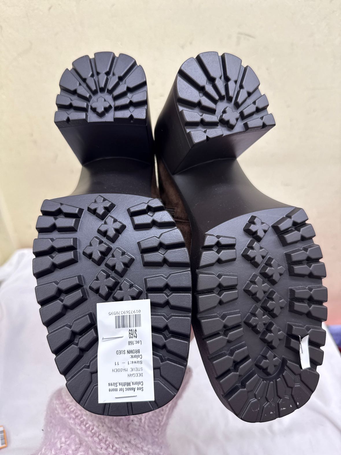 Steve Madden Women's Size 8-1/2 Brown Boots Shoes