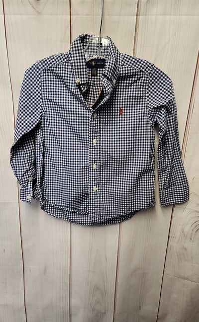 Ralph Lauren Boy's Size 4 Blue Shirt