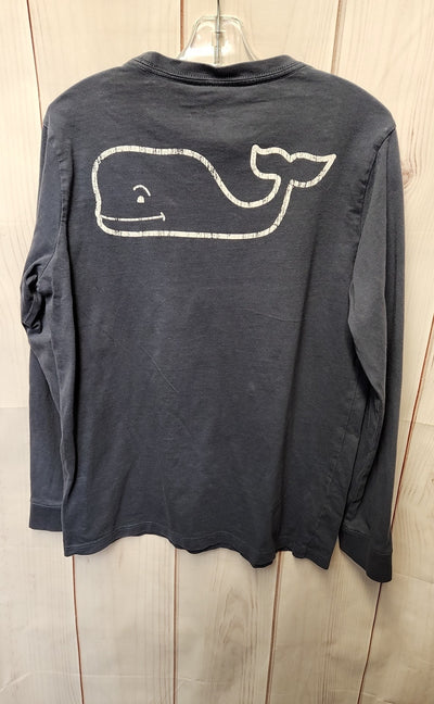 Vineyard Vines Boy's Size 12/14 Navy Shirt