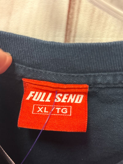 Full Send Men's Size XL Navy Shirt