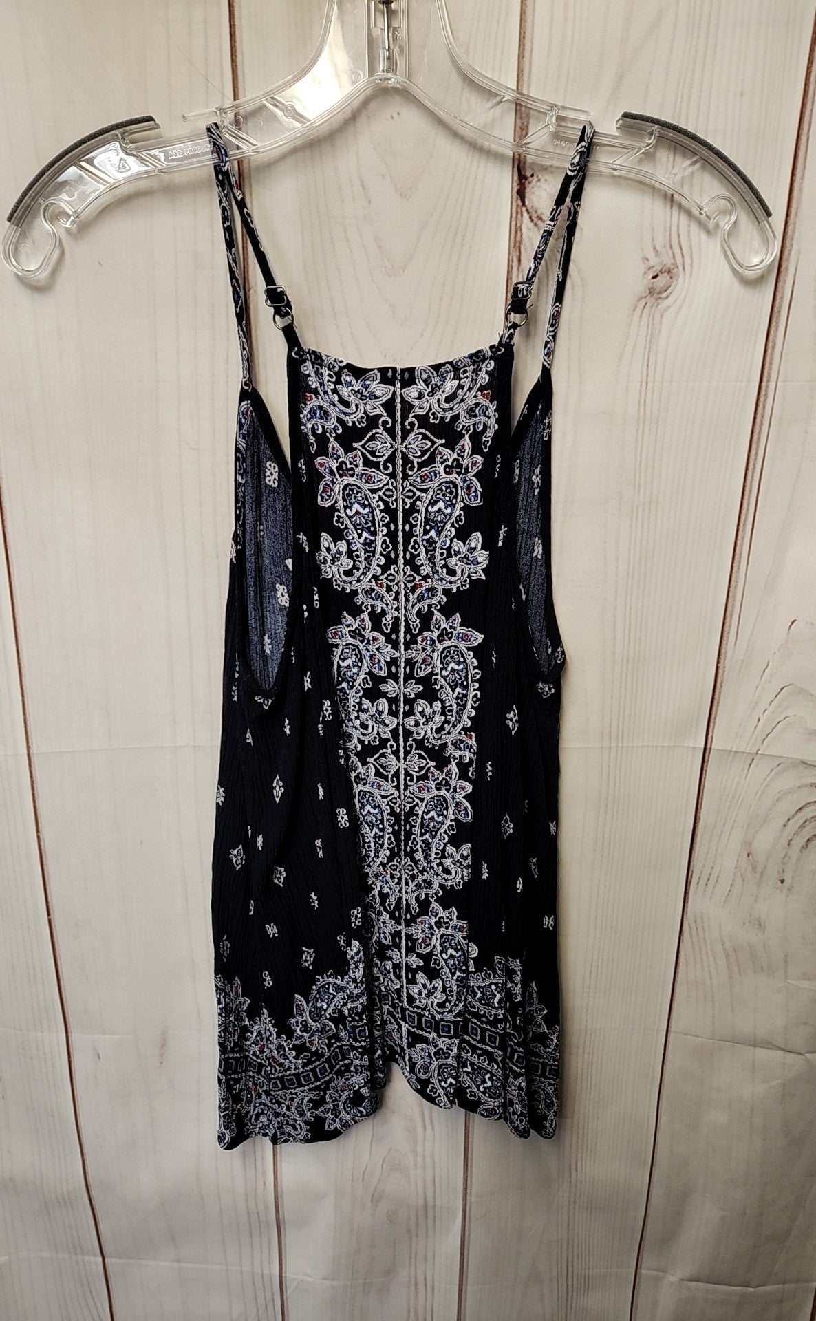 LUQ Women's Size S Blue Sleeveless Top