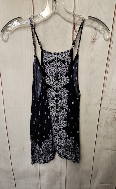 LUQ Women's Size S Blue Sleeveless Top