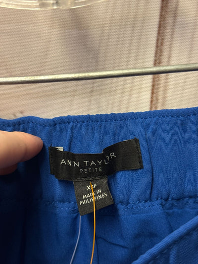 NWT Ann Taylor Women's Size XS Petite Blue Skorts