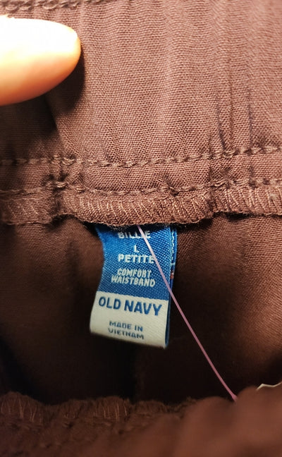 Old Navy Women's Size L Petite Maroon Pants