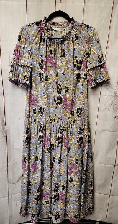 Rebecca Taylor Women's Size S Blue Floral Dress