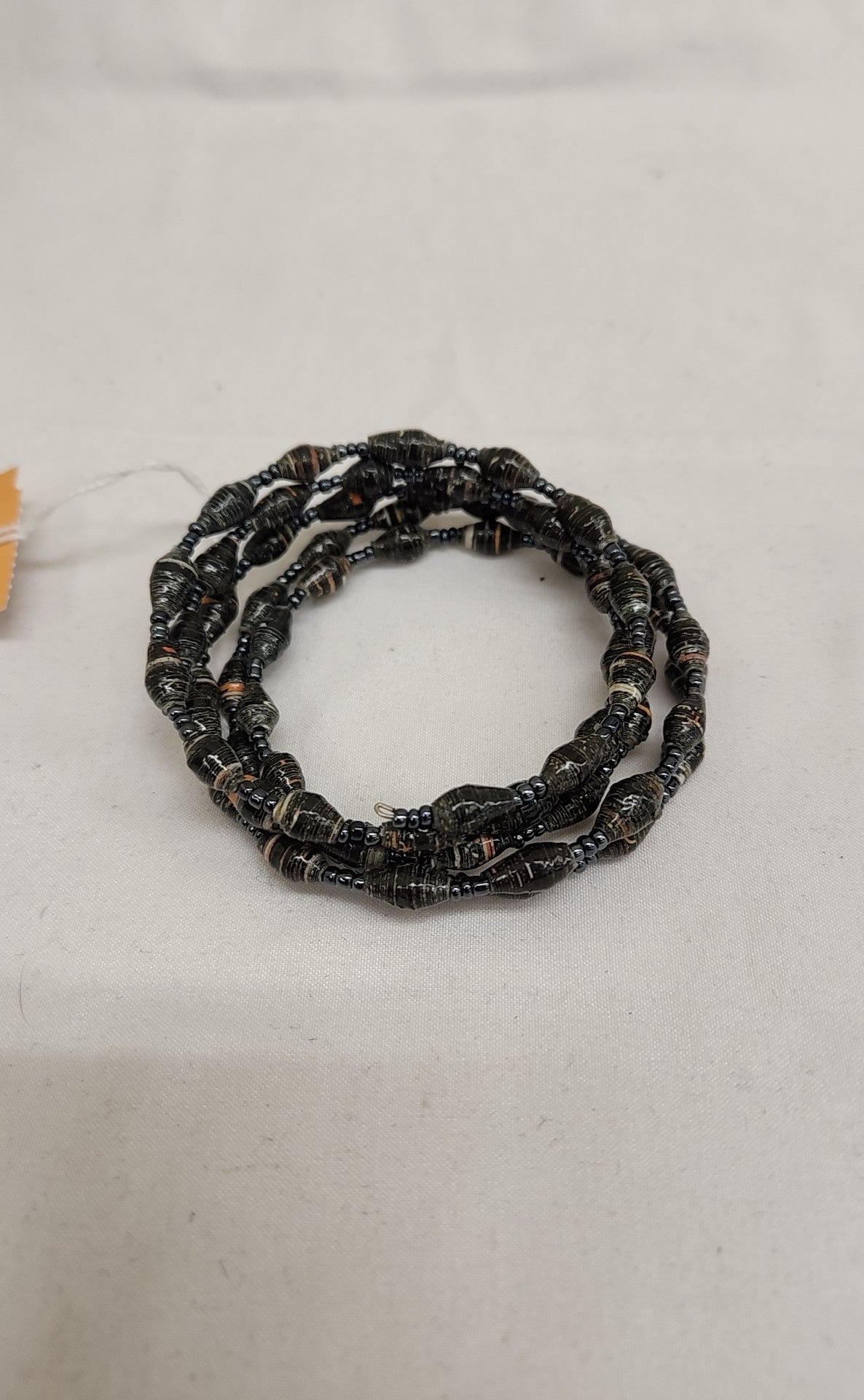 Gray Beaded Bracelet