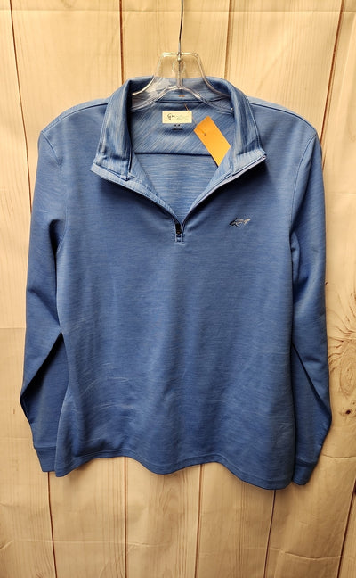 Greg Norman Men's Size M Blue Shirt