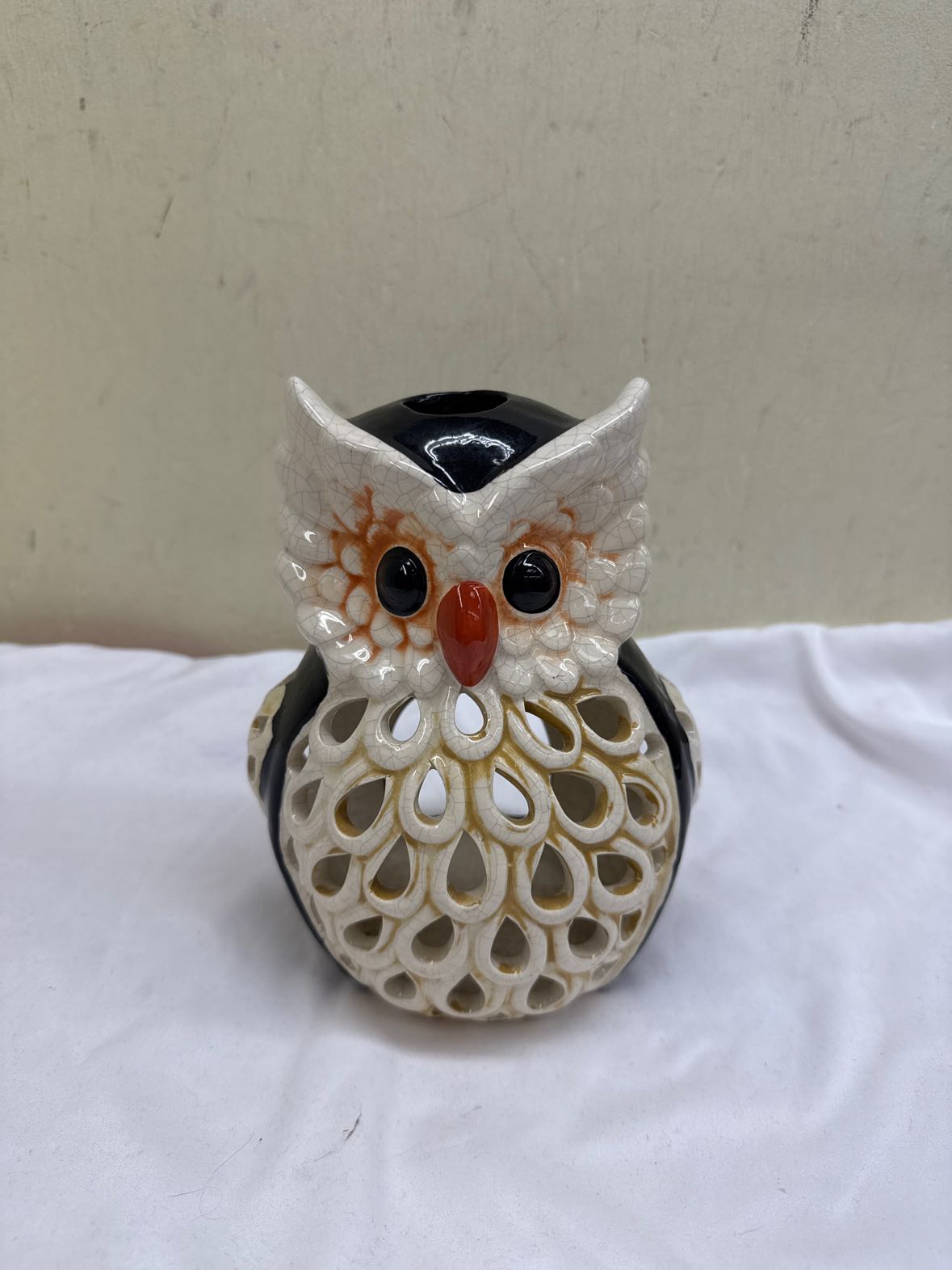 Black & White Owl Candleholder(s)