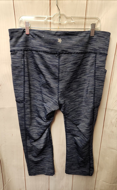 Tek Gear Women's Size 1X Blue Leggings