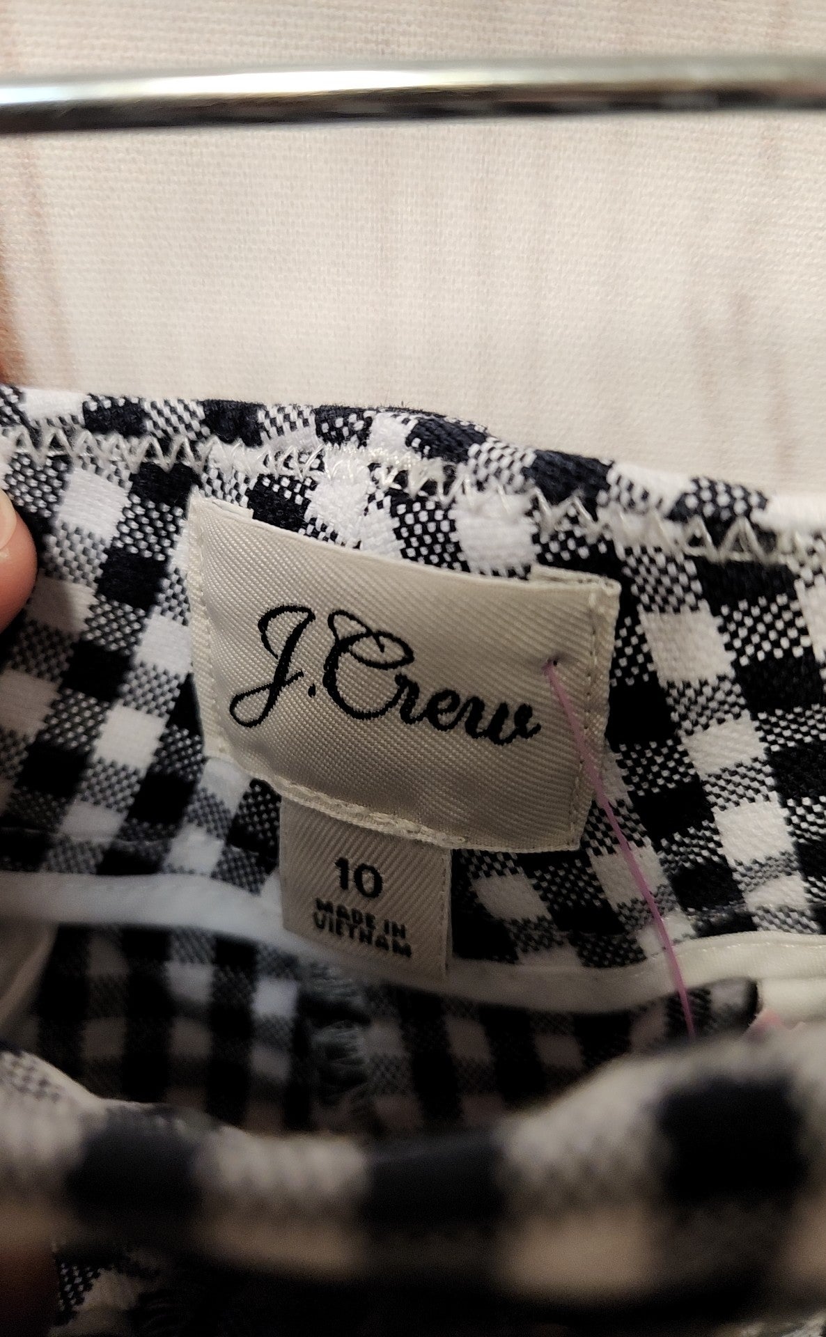 J Crew Women's Size 10 Black & White Shorts