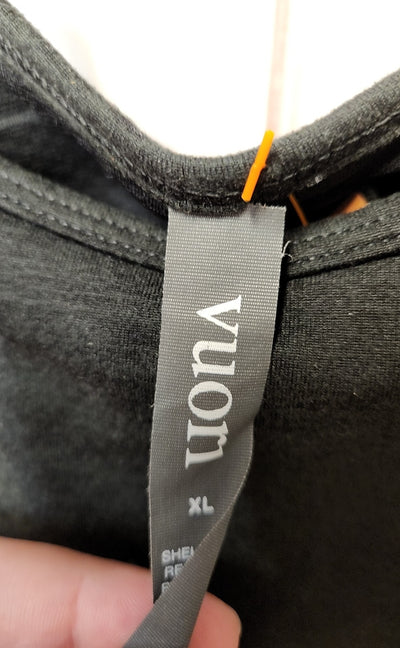Vuor1 Women's Size XL Black Sports Bra