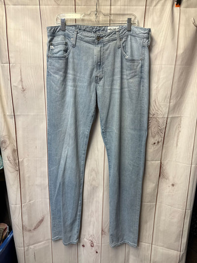AG Adriano Goldschmied Men's Size 36x34 Blue Jeans Tellis Modern Slim
