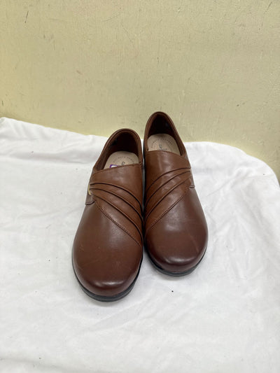 Clarks Women's Size 9-1/2 Brown Flats Shoes