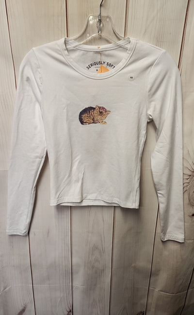 Aeropostale Women's Size XS White Long Sleeve Top