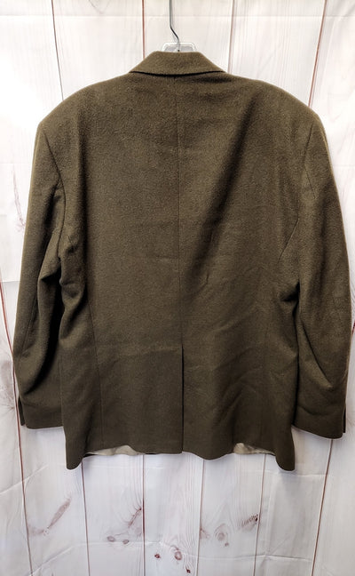 Lauren by Ralph Lauren Men's Size 46 Green Sport Coat Camel Hair