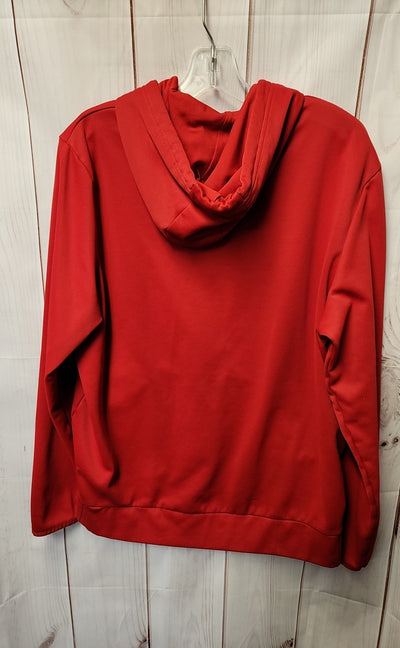 Under Armour Men's Size L Red Hooded Sweatshirt