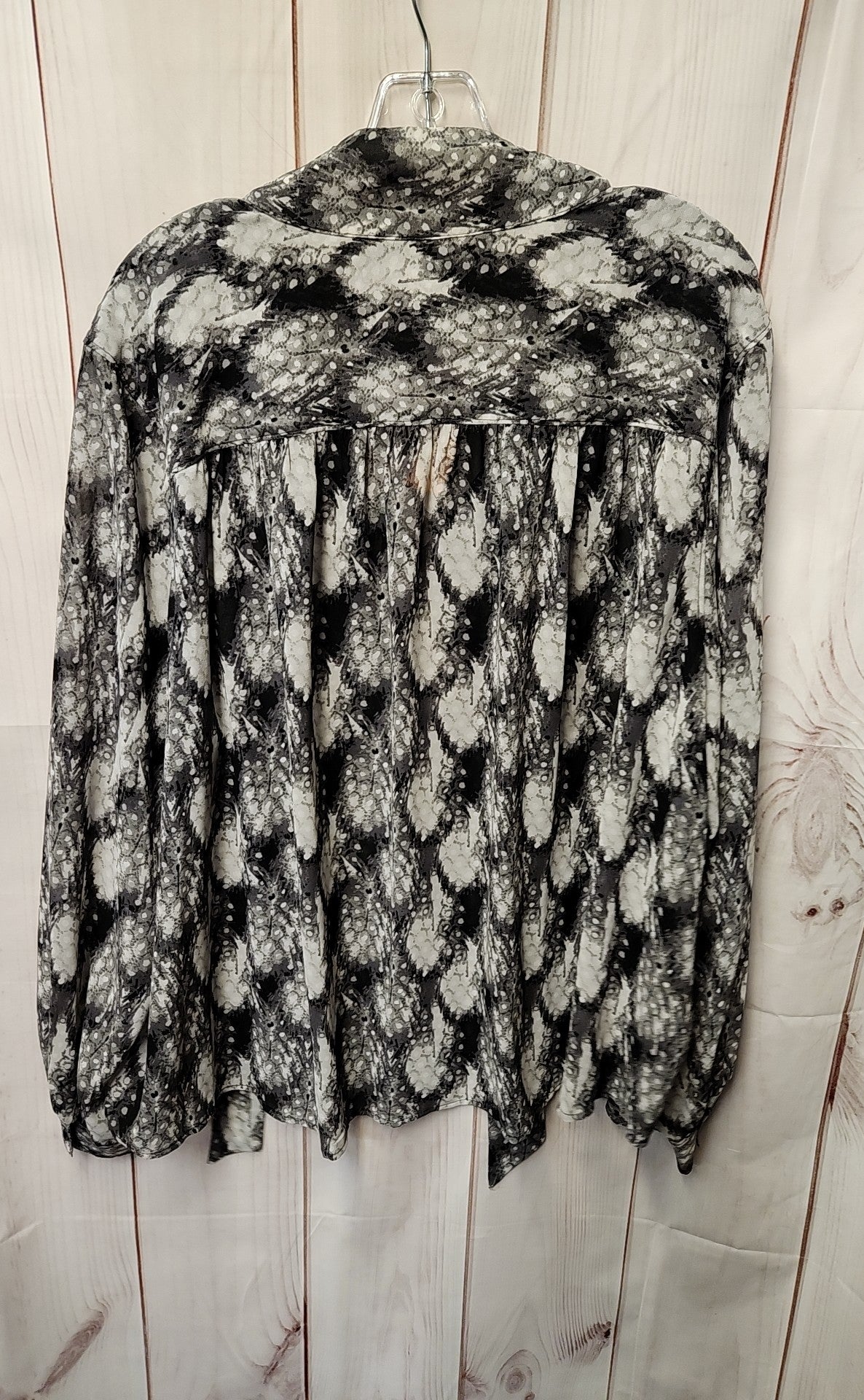 Worthington Women's Size 2X Gray Long Sleeve Top