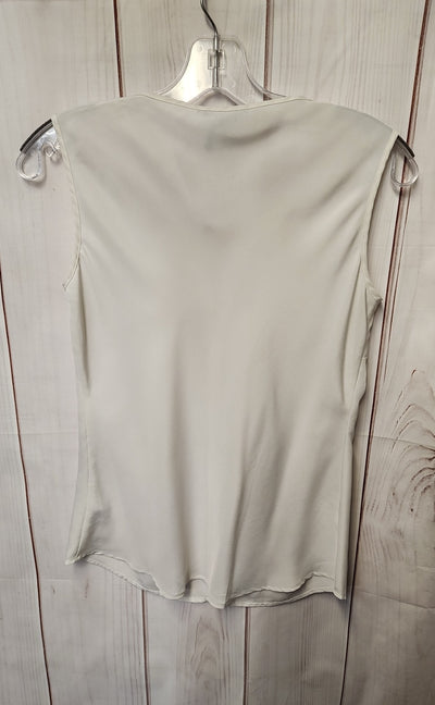 Nic & Zoe Women's Size Petite White Sleeveless Top
