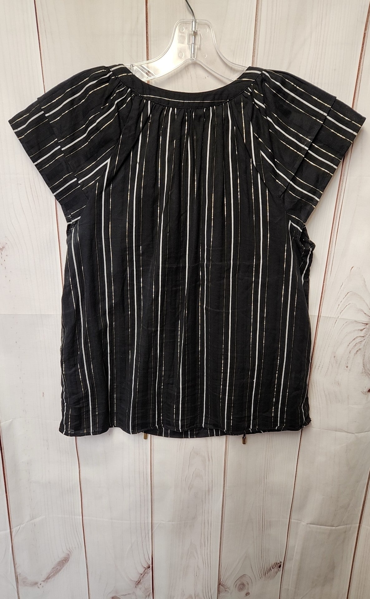 Ann Taylor Women's Size S Petite Black Short Sleeve Top