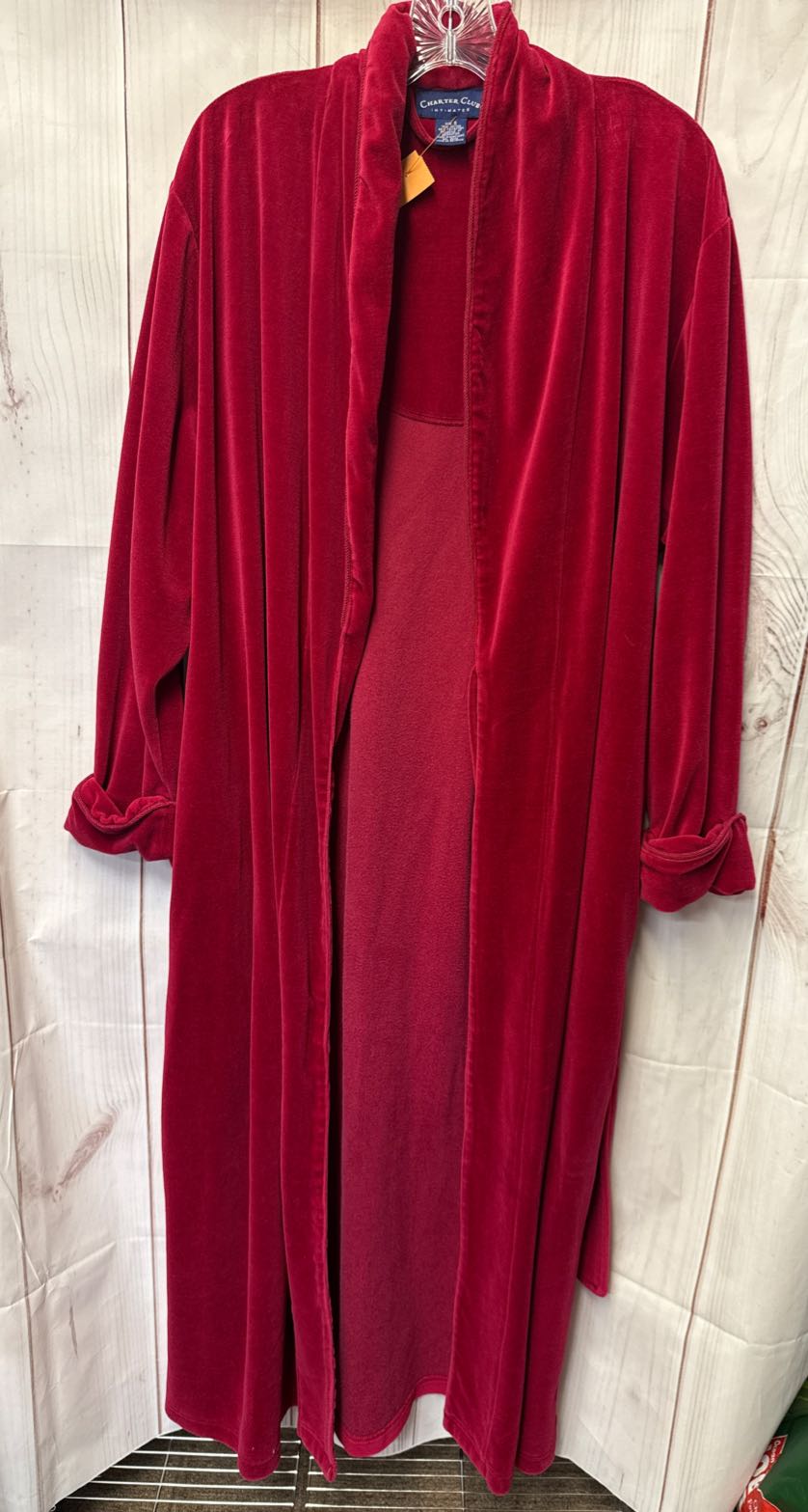Charter Club Women's Size S Red Robe