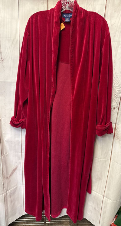 Charter Club Women's Size S Red Robe