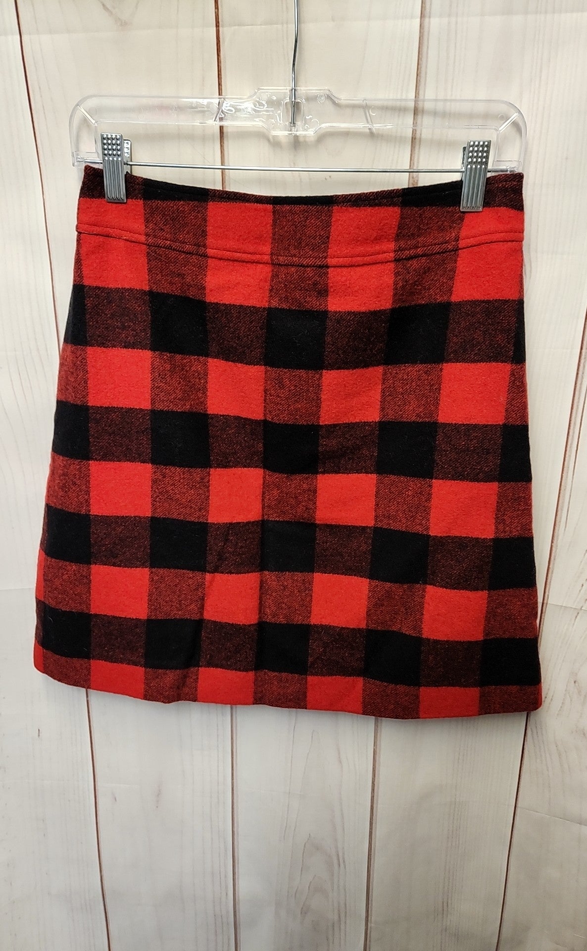J Crew Women's Size 2 Red & Black Skirt