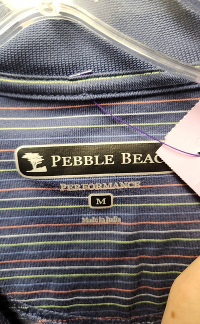 Pebble Beach Men's Size M Navy Shirt