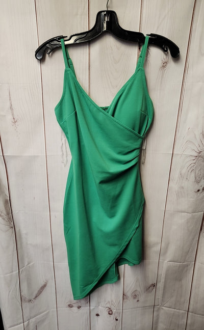 Planet Gold Women's Size M Green Dress