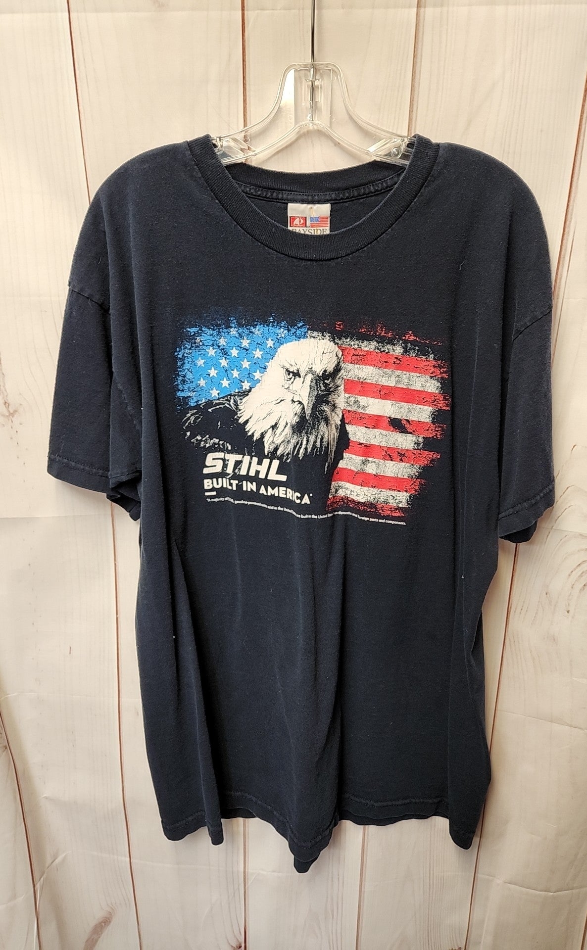 Bayside Men's Size XL Navy Shirt