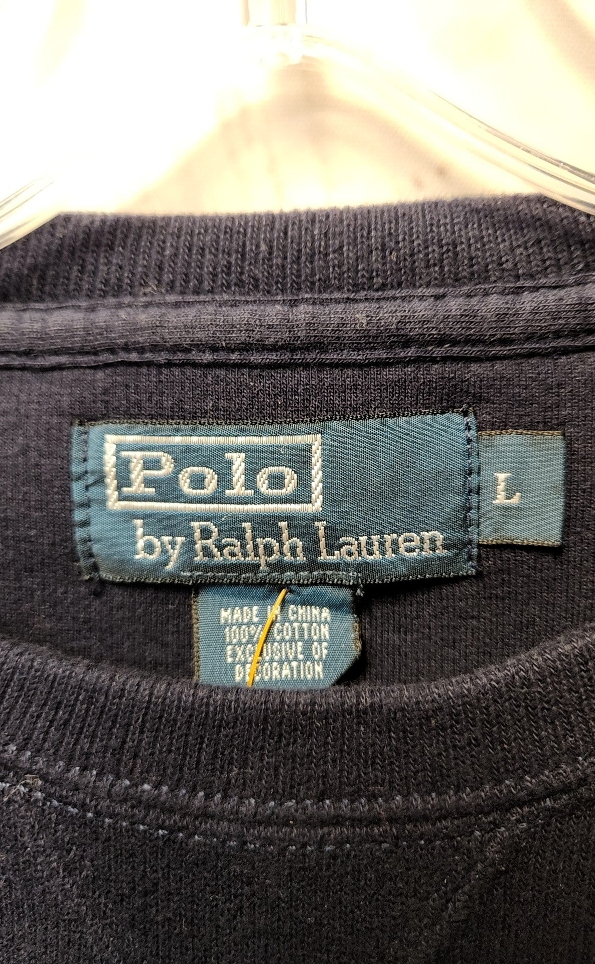 Polo by Ralph Lauren Men's Size M Navy Sweatshirt