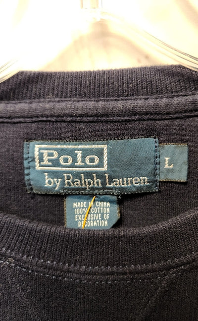 Polo by Ralph Lauren Men's Size M Navy Sweatshirt