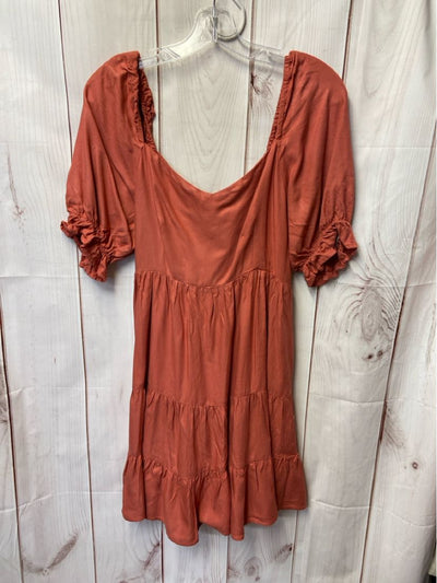 Beyond Words Women's Size M Orange Dress