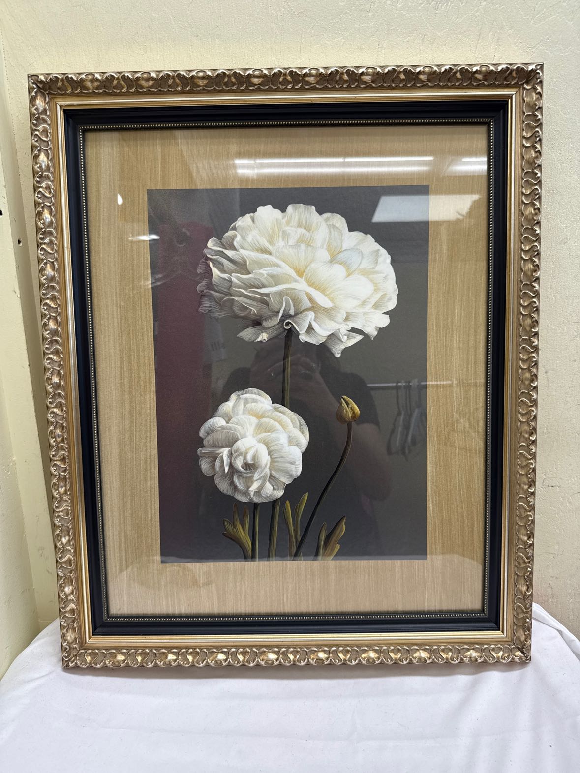 Floral Gold Framed Art
