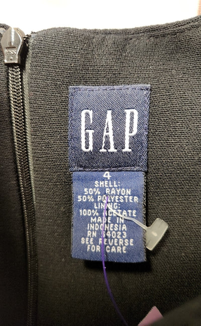 Gap Women's Size 4 Black Dress