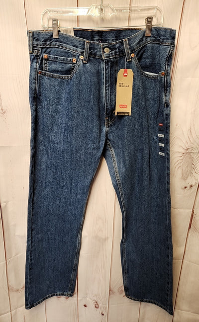 NWT Levis Men's Size 36x30 Blue Jeans 505 Regular