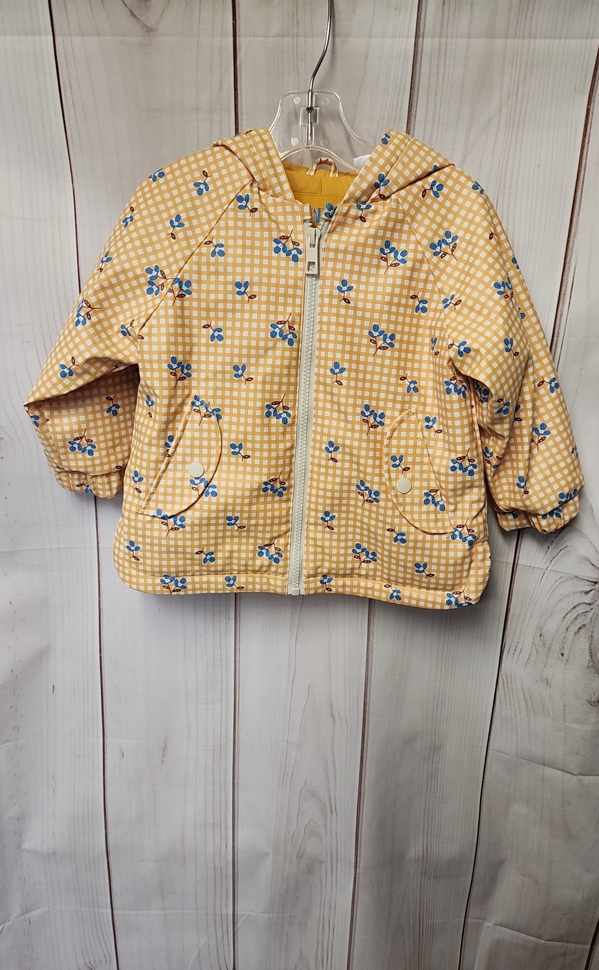 Zara Girl's Size 18-24 Months Yellow Jacket