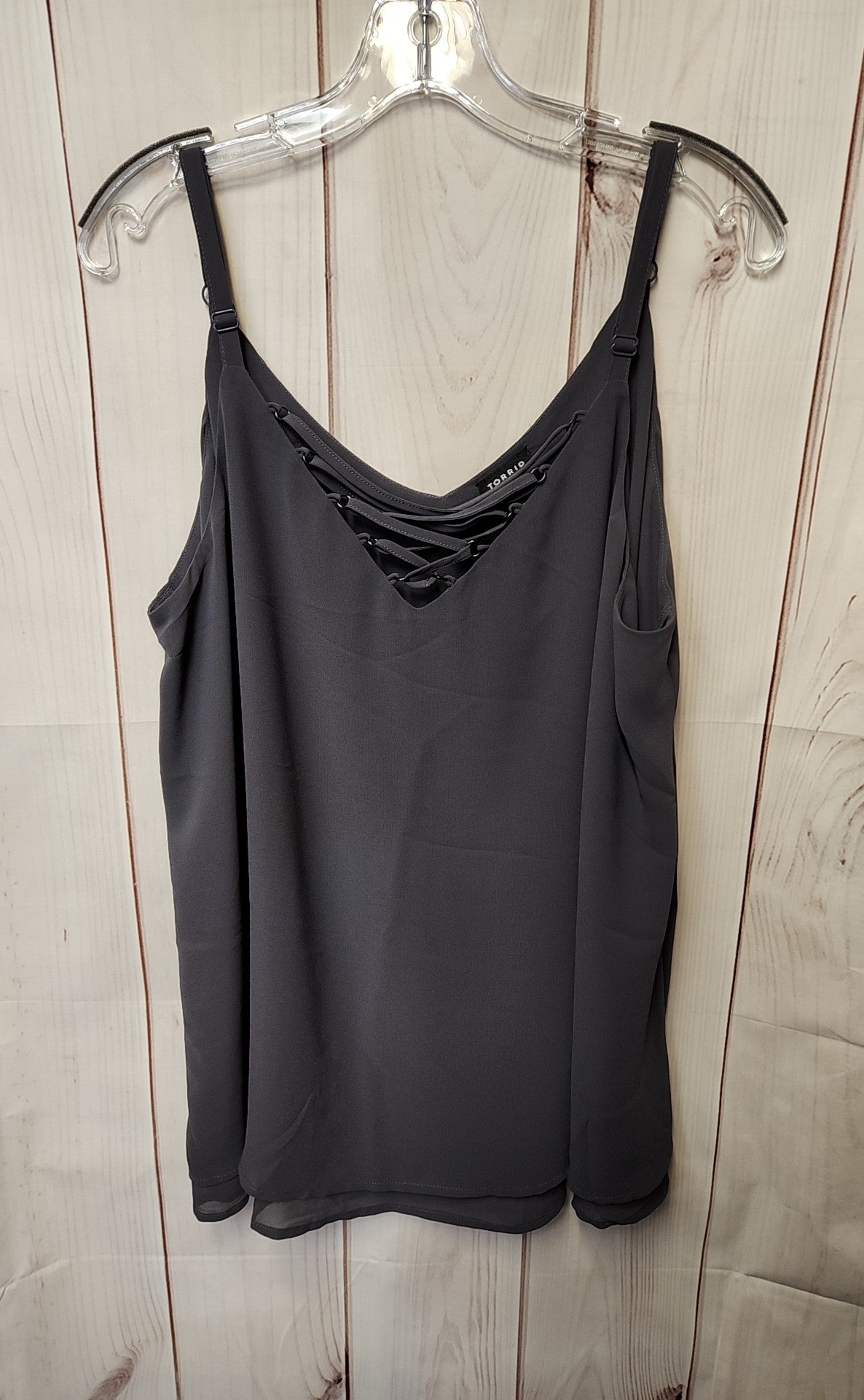 Torrid Women's Size 2X Gray Sleeveless Top