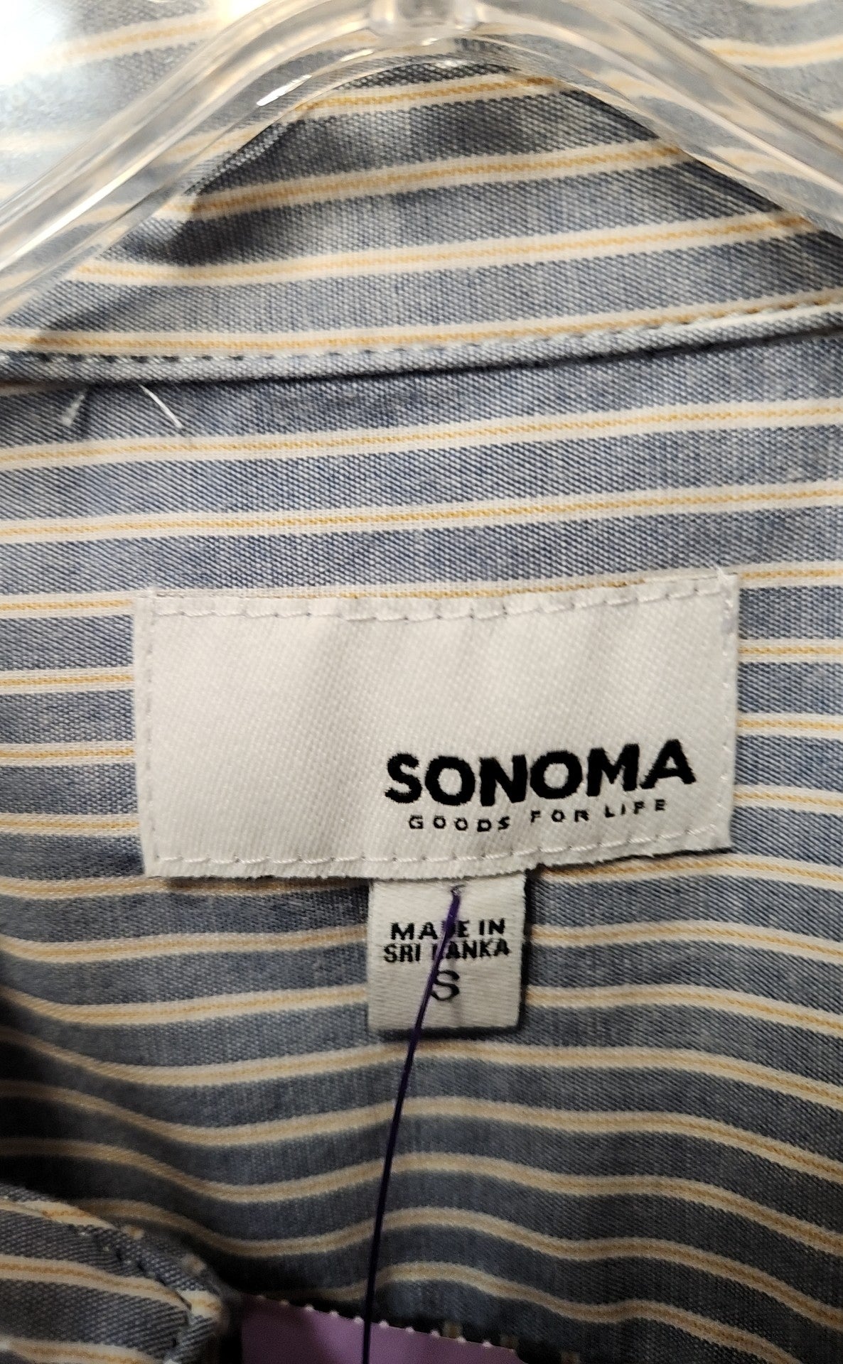Sonoma Men's Size S Blue Shirt