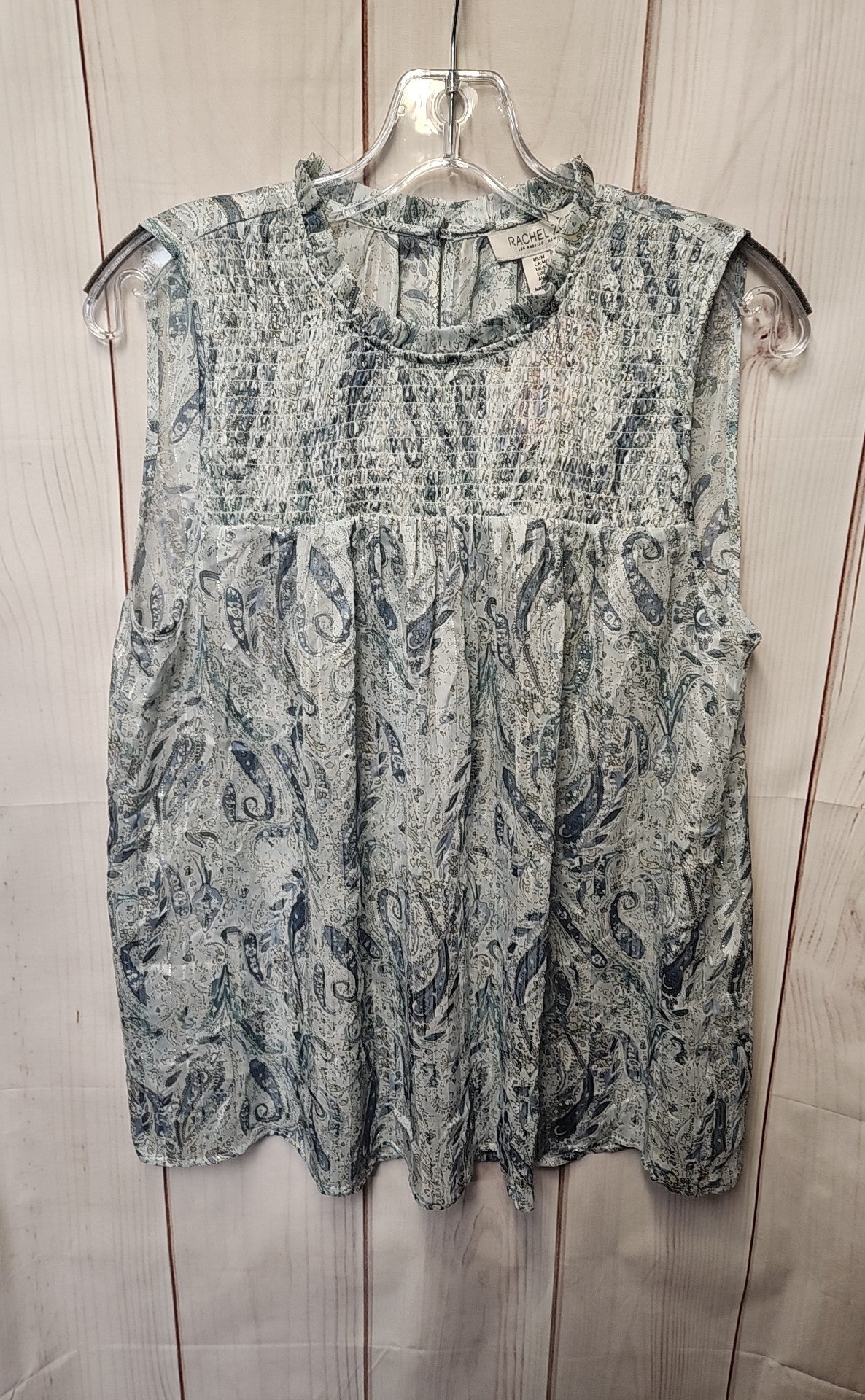 NWT Rachel Zoe Women's Size M Blue Sleeveless Top