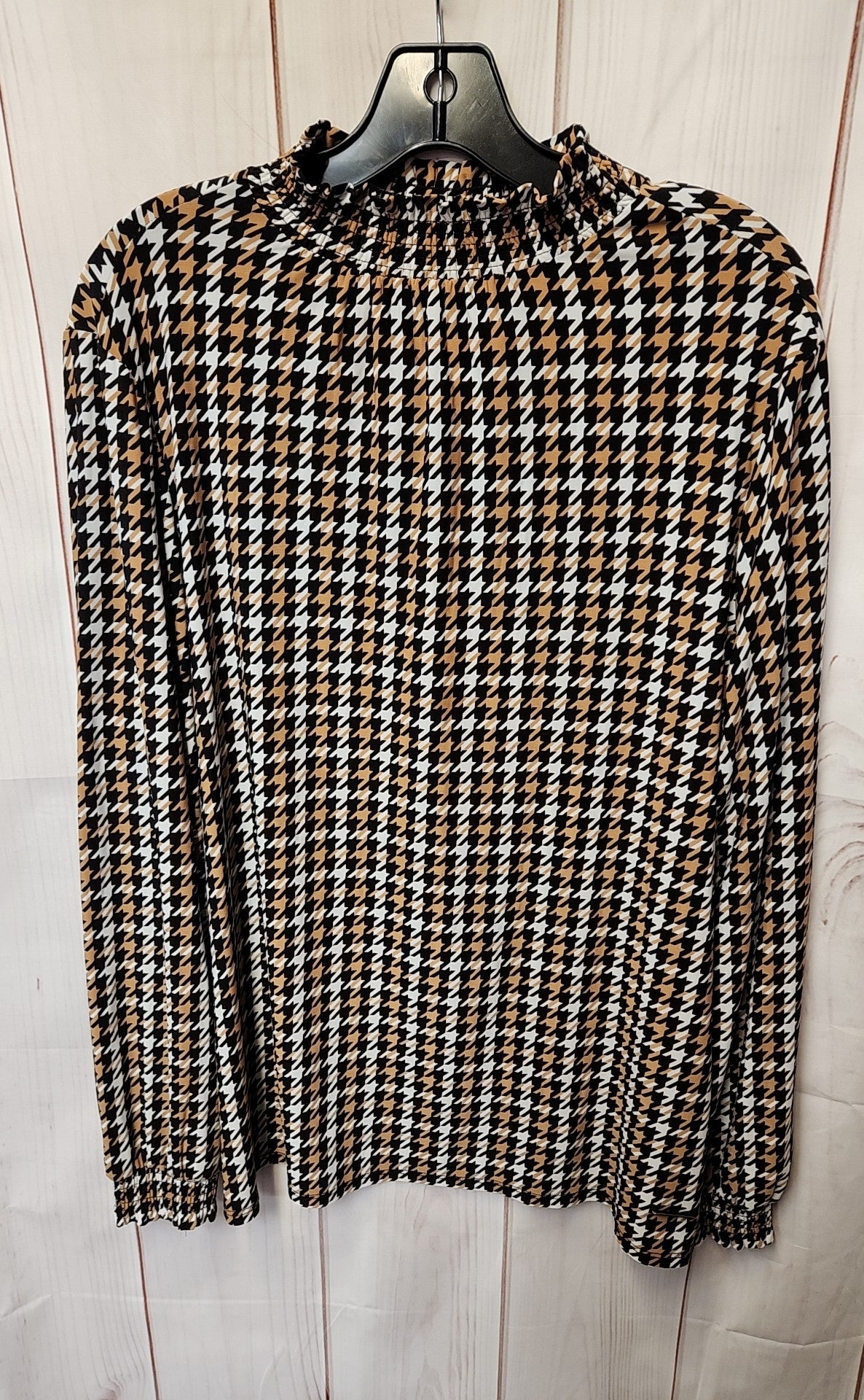 Anne Klein Women's Size XS Brown Long Sleeve Top