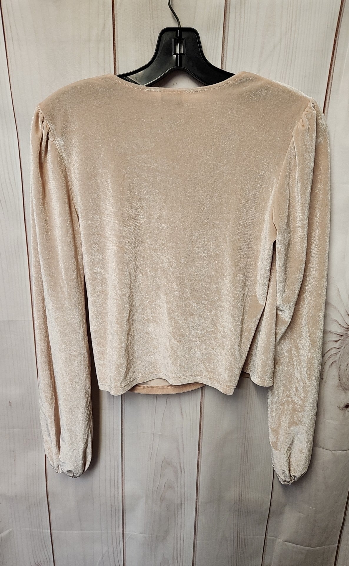 Arizona Women's Size M Pale Pink Long Sleeve Top