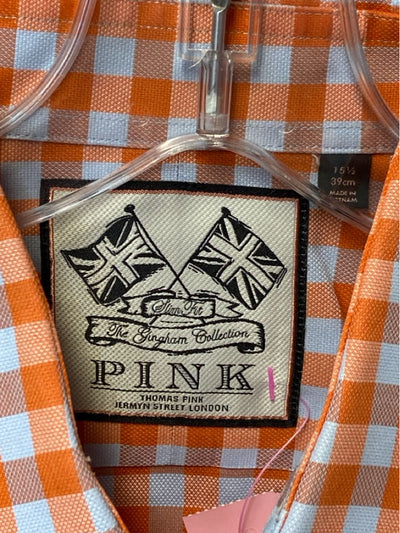 Pink Men's Size M Orange Shirt