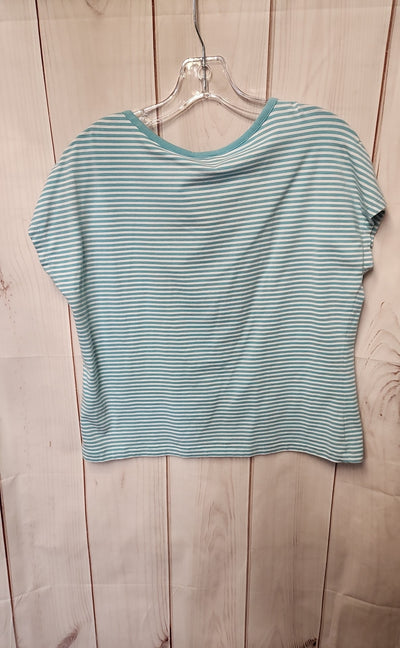 Jones New York Women's Size S Light Blue Short Sleeve Top