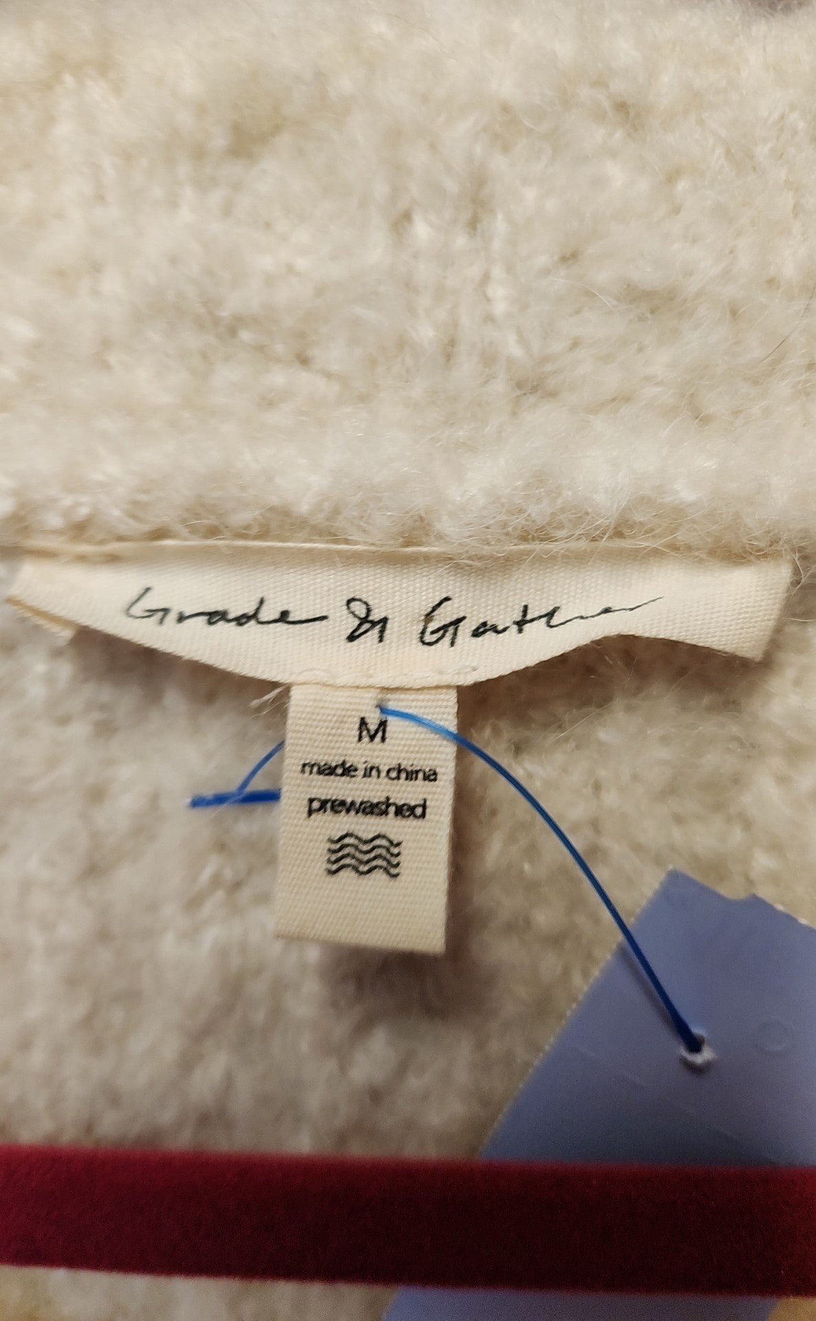 Grade N Gather Women's Size M White Sweater