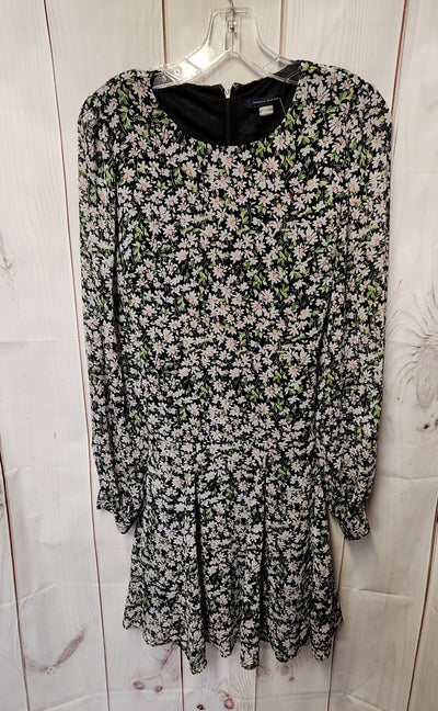 Tommy Hilfiger Women's Size 8 Black Floral Dress