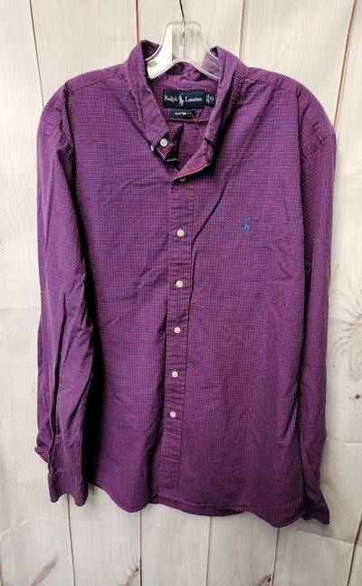 Ralph Lauren Men's Size XL Red & Blue Shirt