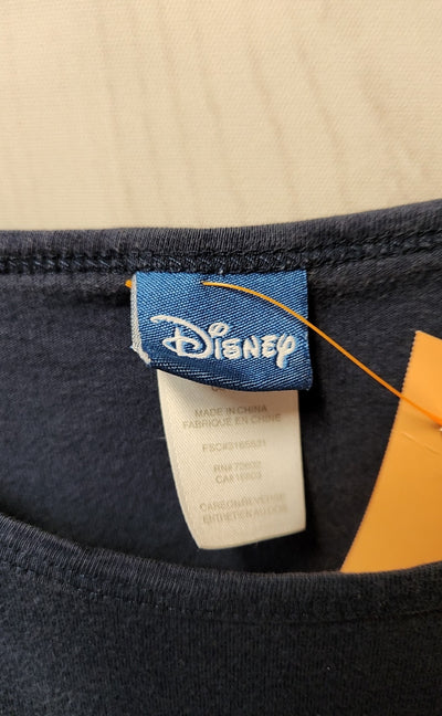 Disney Women's Size 1X-3X Navy Short Sleeve Top