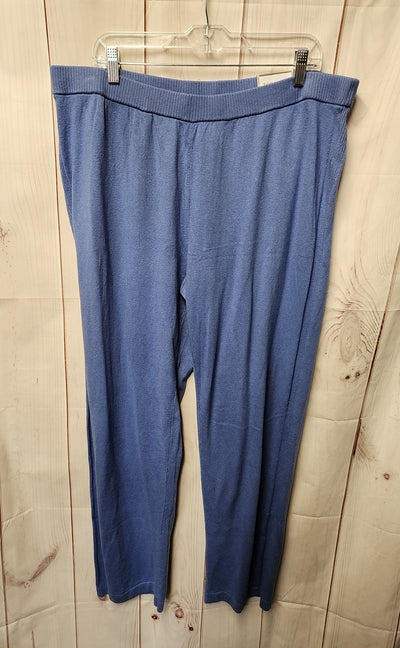 NWT Zenergy - Chico's Women's Size 3 = US XL Blue Sweatpants