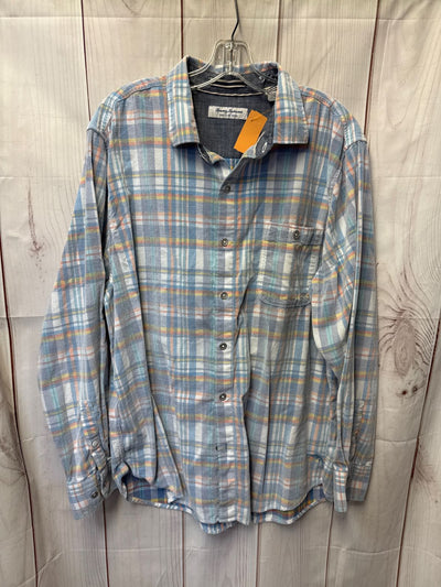 Tommy Bahama Men's Size XL Blue Shirt