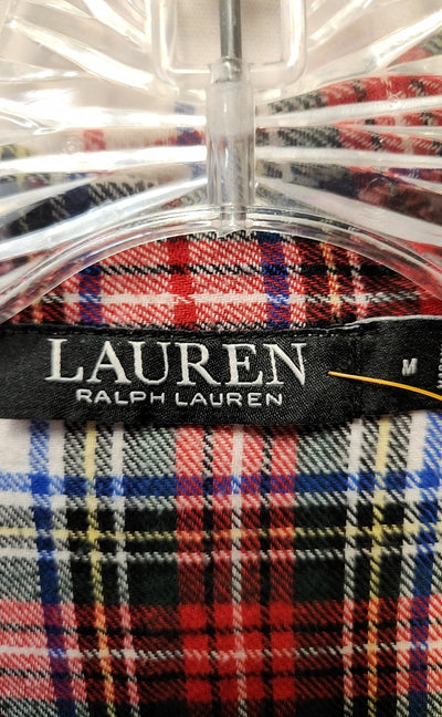 Lauren by Ralph Lauren Women's Size M Red & Green Pajamas